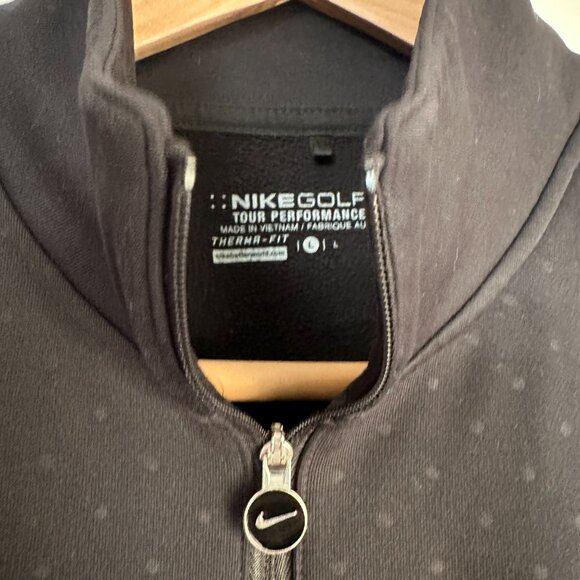 Nike Golf Tour Performance Women's Long Sleeve Full Zipper Fleece Lined Jacket L - Picture 4 of 7